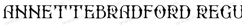 AnnetteBradford Regular字体转换